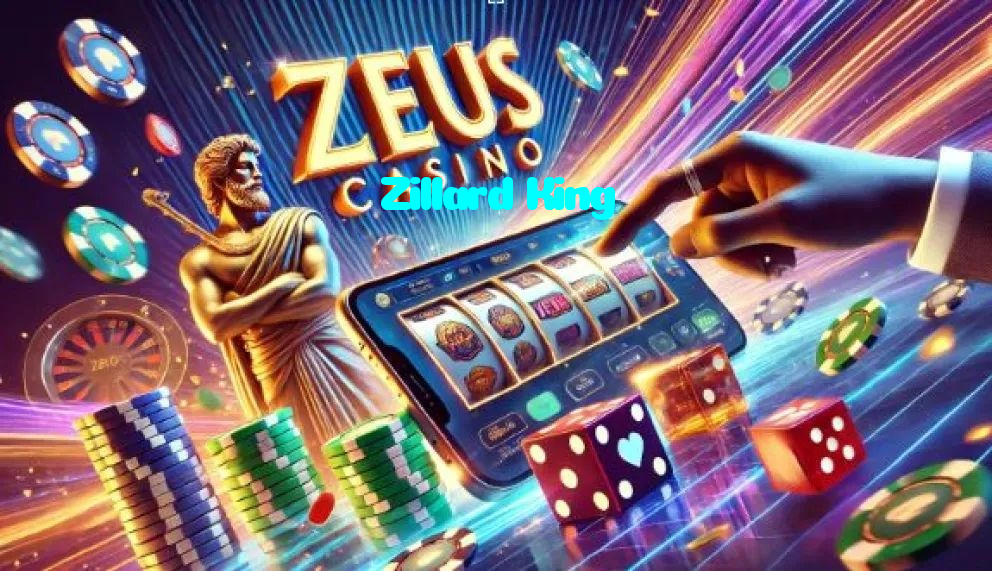 Zillard King casino presented on mobile device in Pakistan with slots and live games